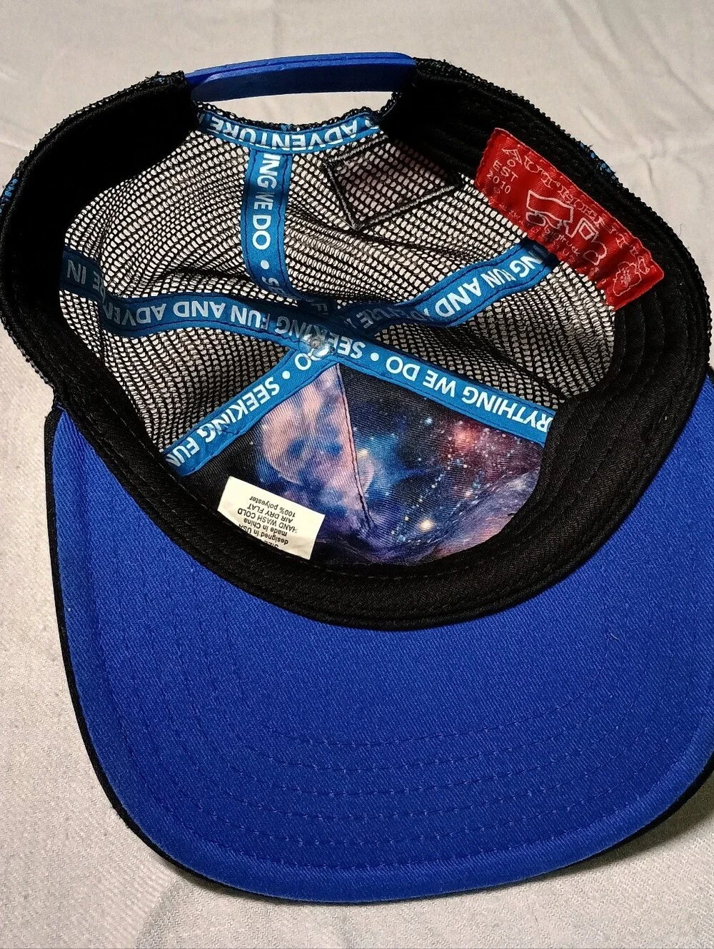 Bigtruck Kids Photography Series Snowboarder Trucker Hat Cap Black Blue 54cm